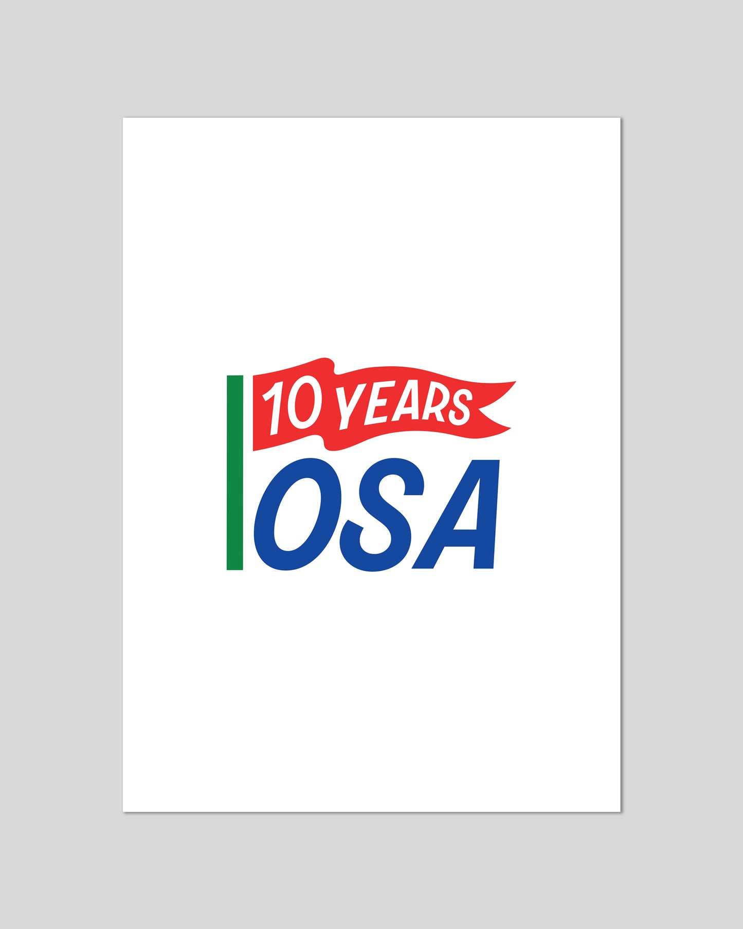 10 years A4 Paper Print