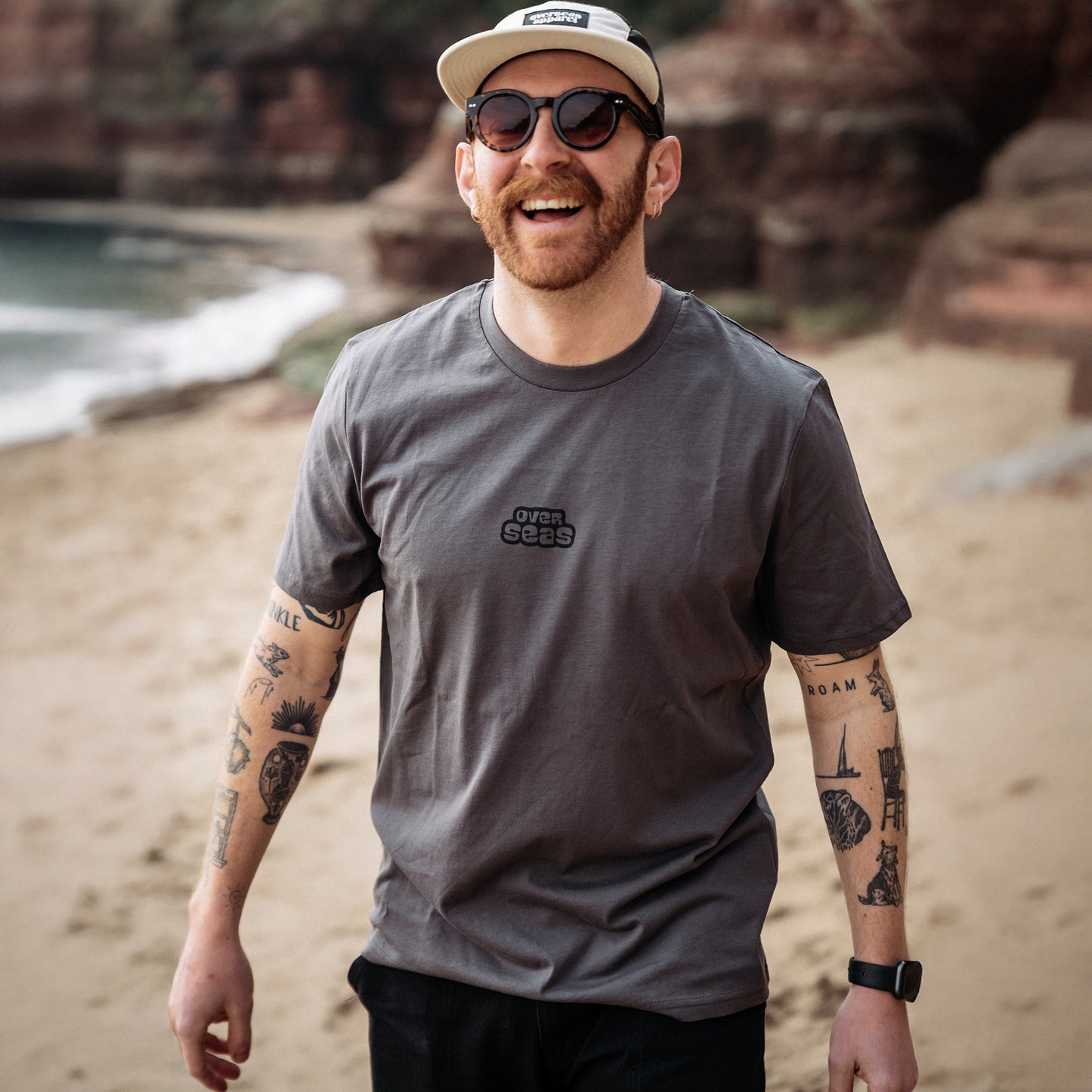 OVERSEAS Hippo Grey T-shirt