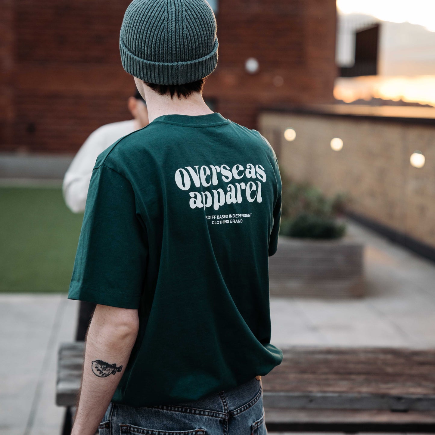 Winter Essentials Deep Green Heavy T-Shirt