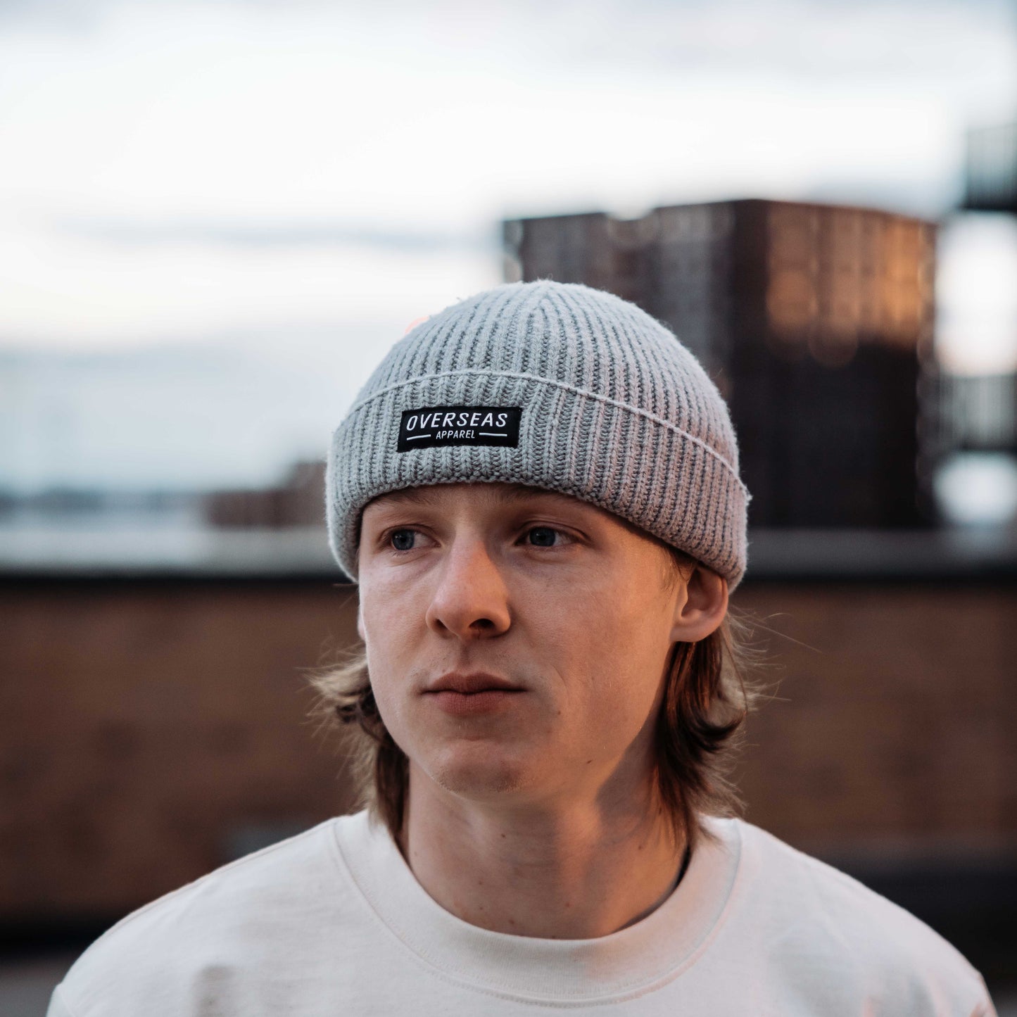 Voyage Soft Grey Slab Beanie