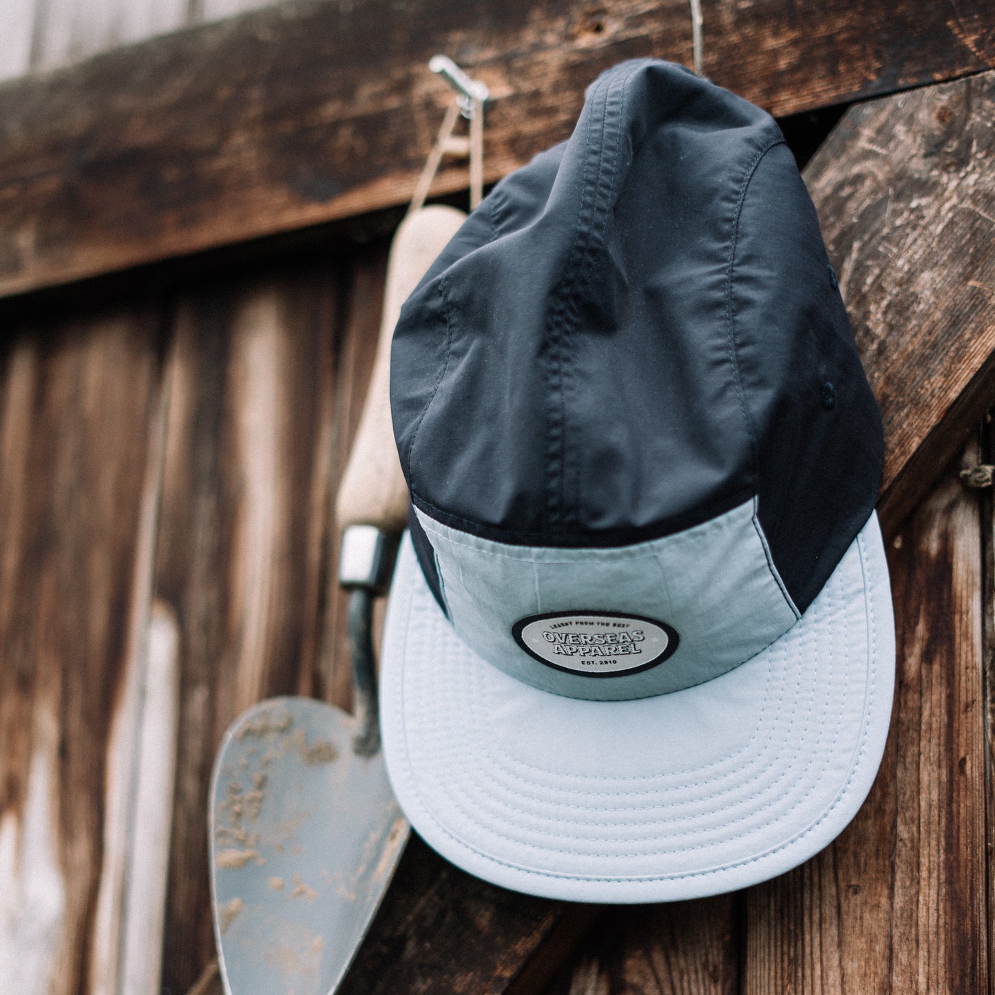 Origin Essentials Navy/Grey 5-Panel Hat