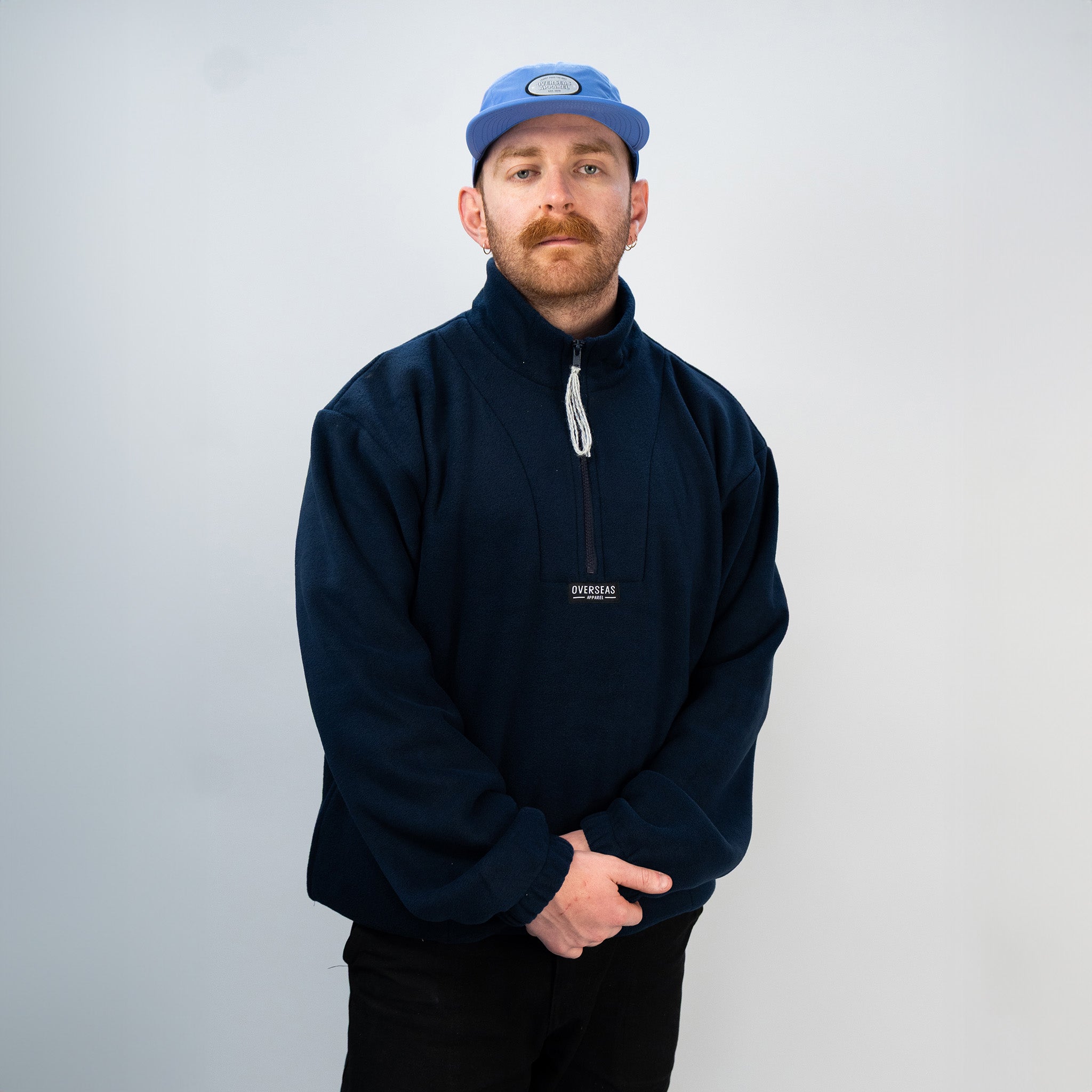 Navy 1/4 Zip Voyage Fleece