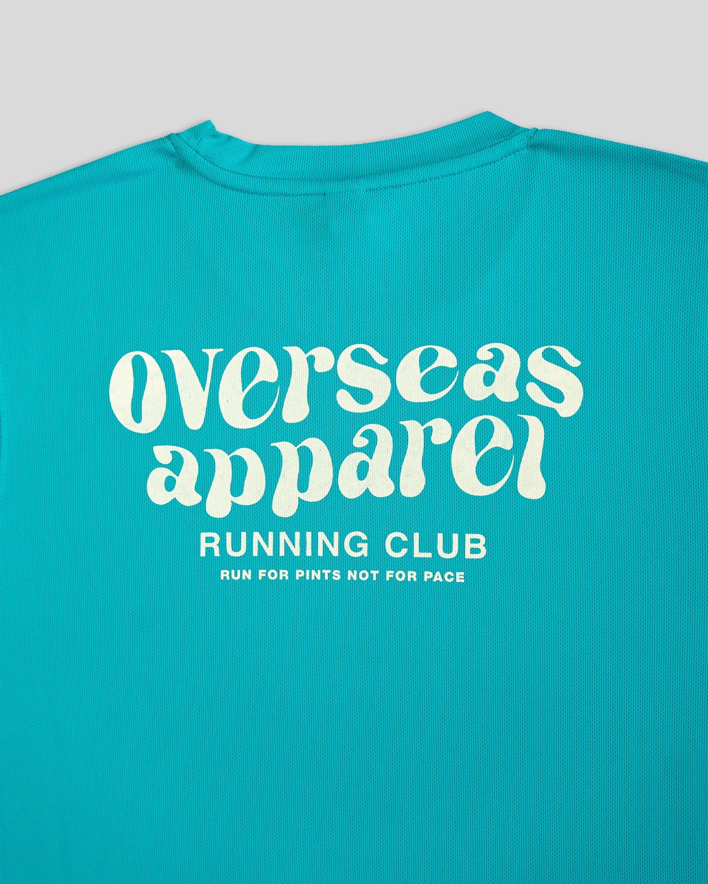 Running club teal T-shirt