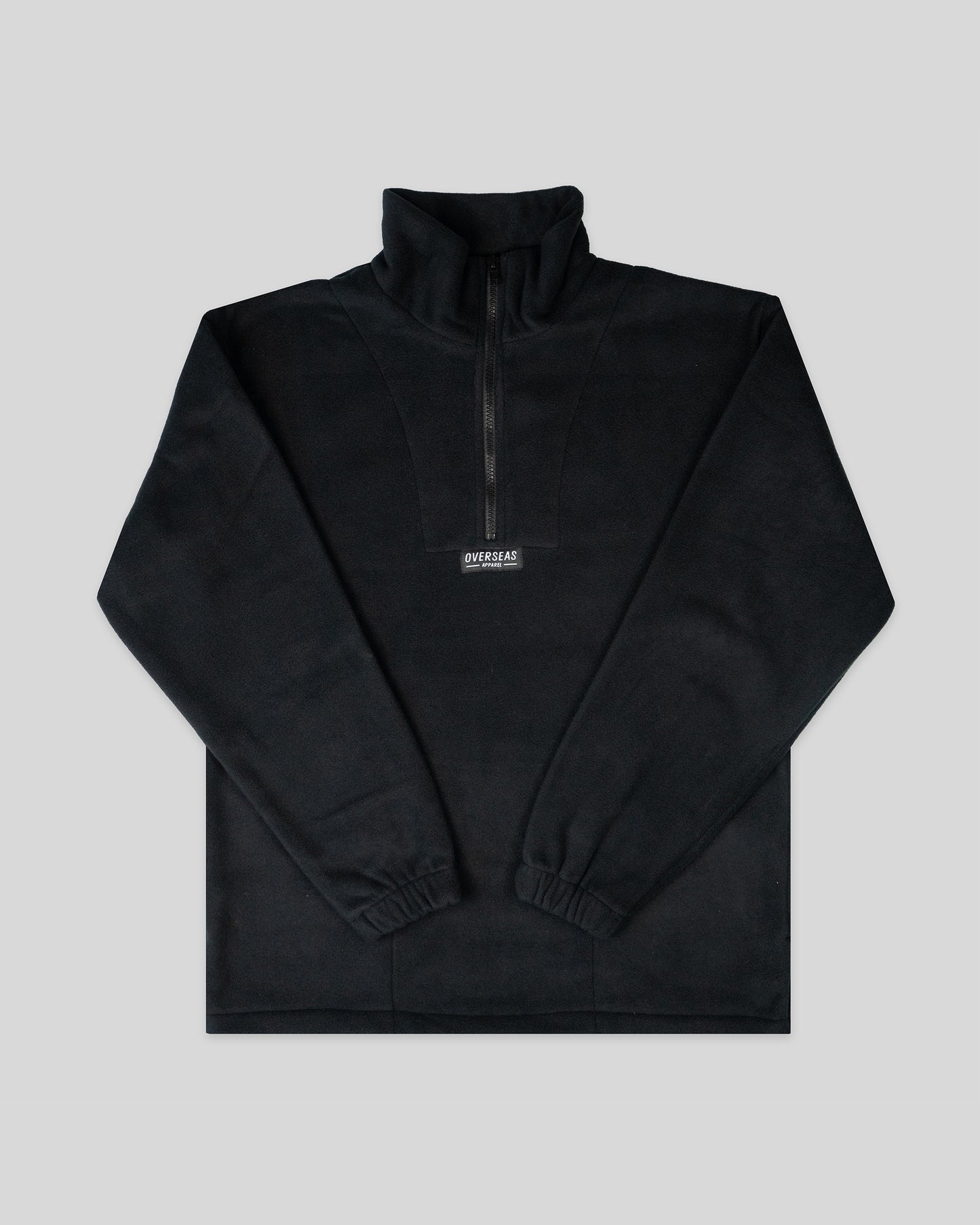 Black 1/4 Zip Voyage Fleece