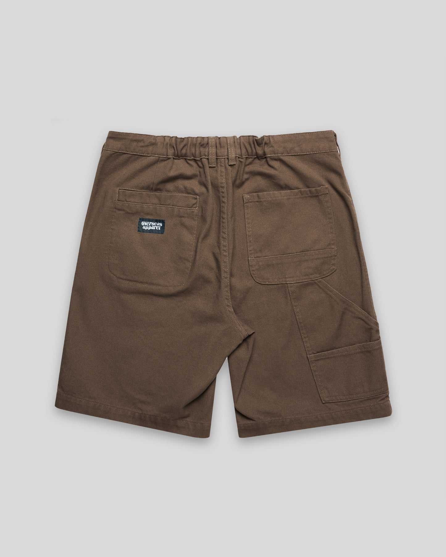 Brown Summer Essentials Carpenter Shorts