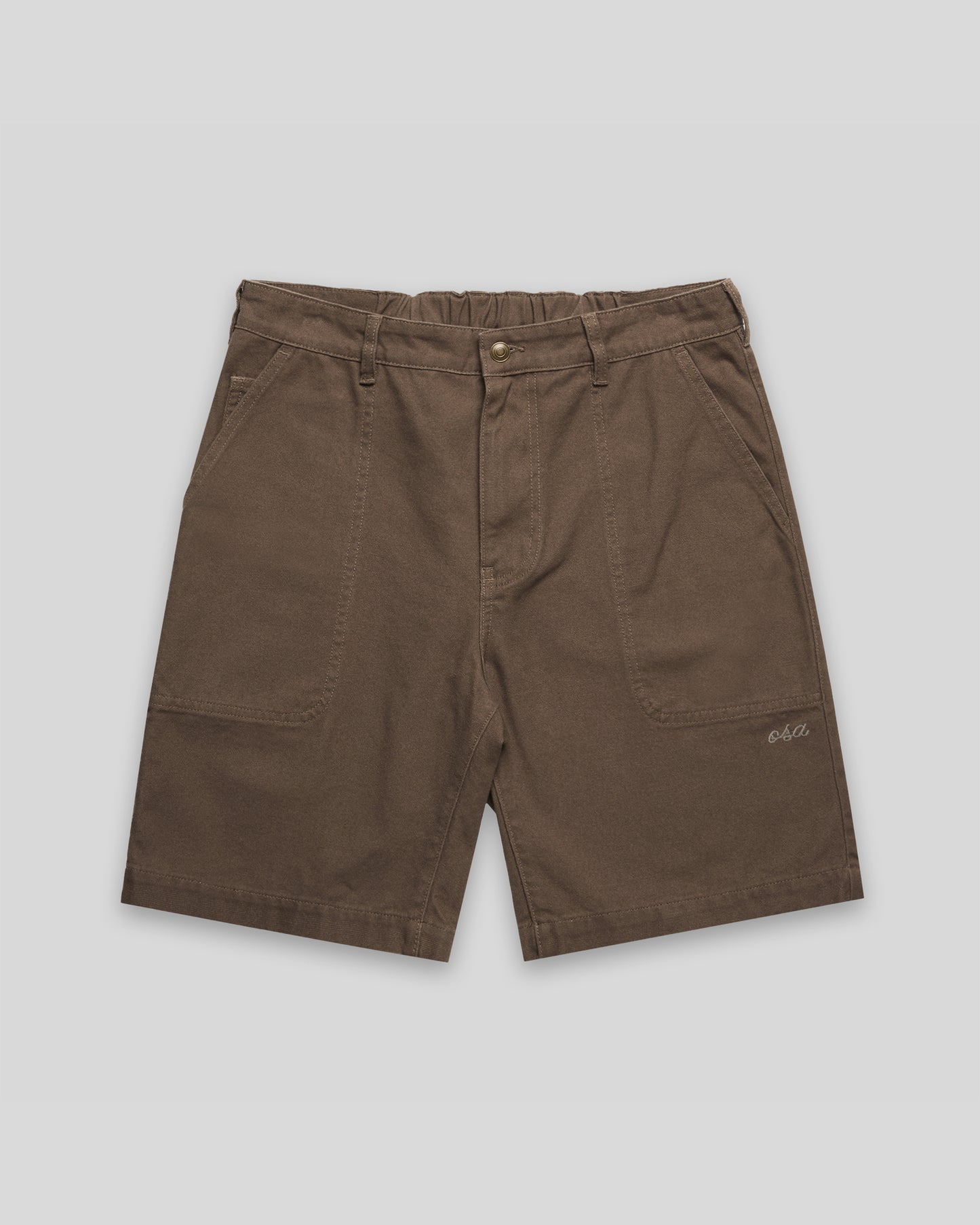 Brown Summer Essentials Carpenter Shorts