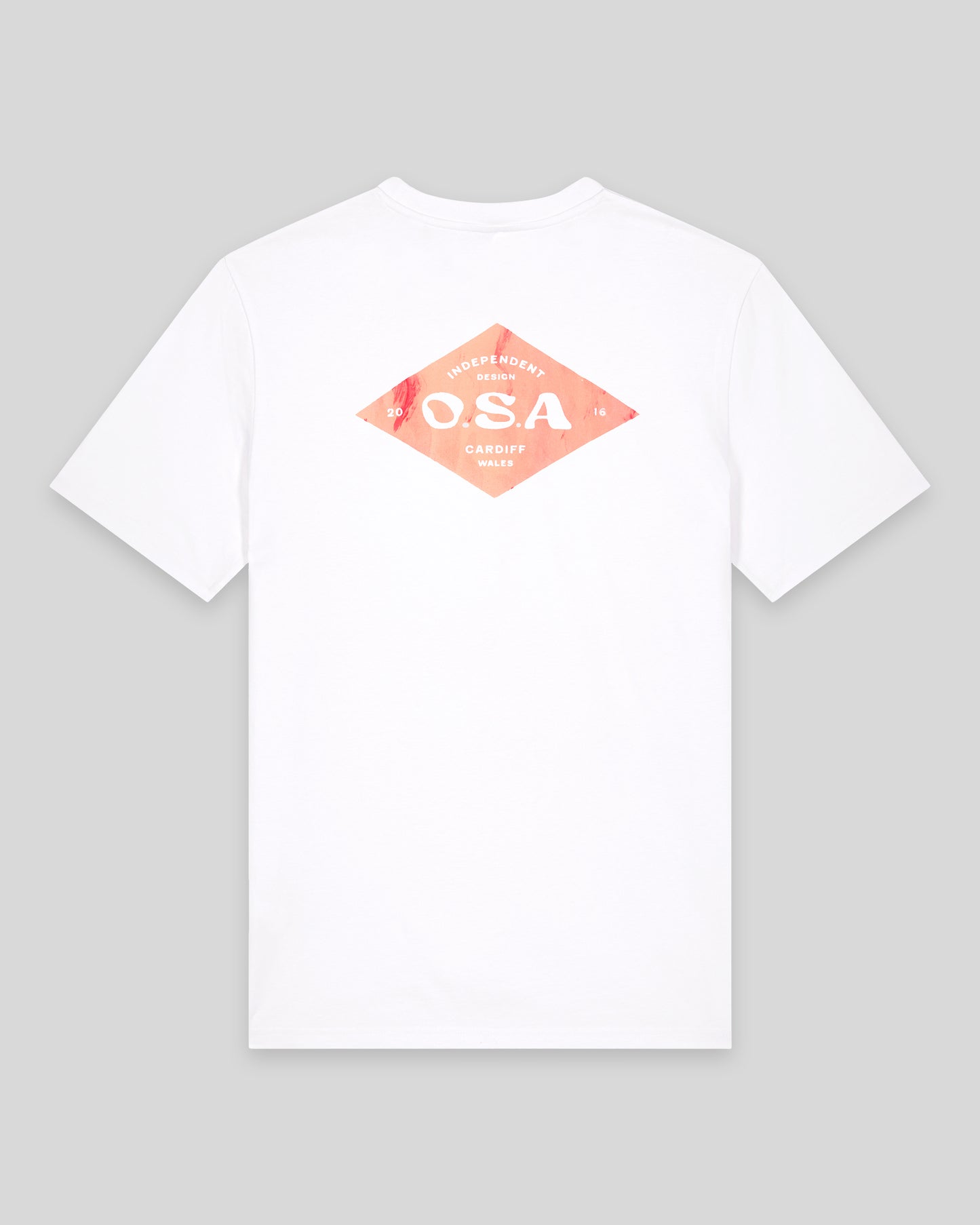 White Marbled Eddy T-Shirt