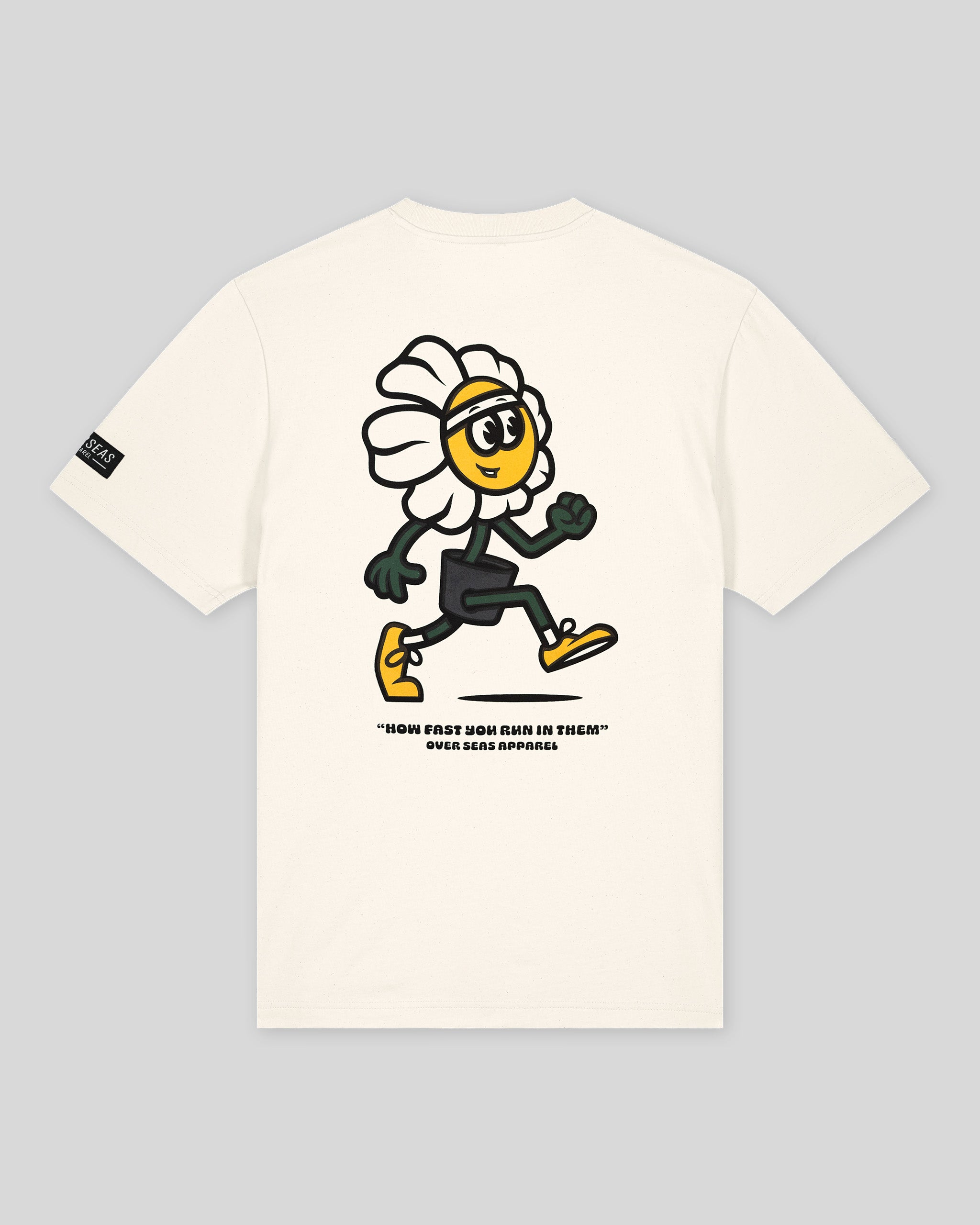 Voyage Sport Flower T-Shirt - Cream