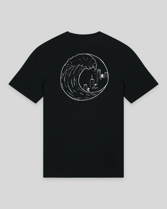 OG Wave Logo Black T-shirt