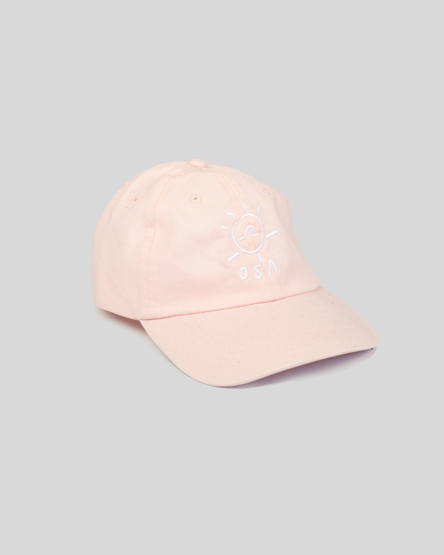 Sunny Waves Baby Pink Adjustable Cap