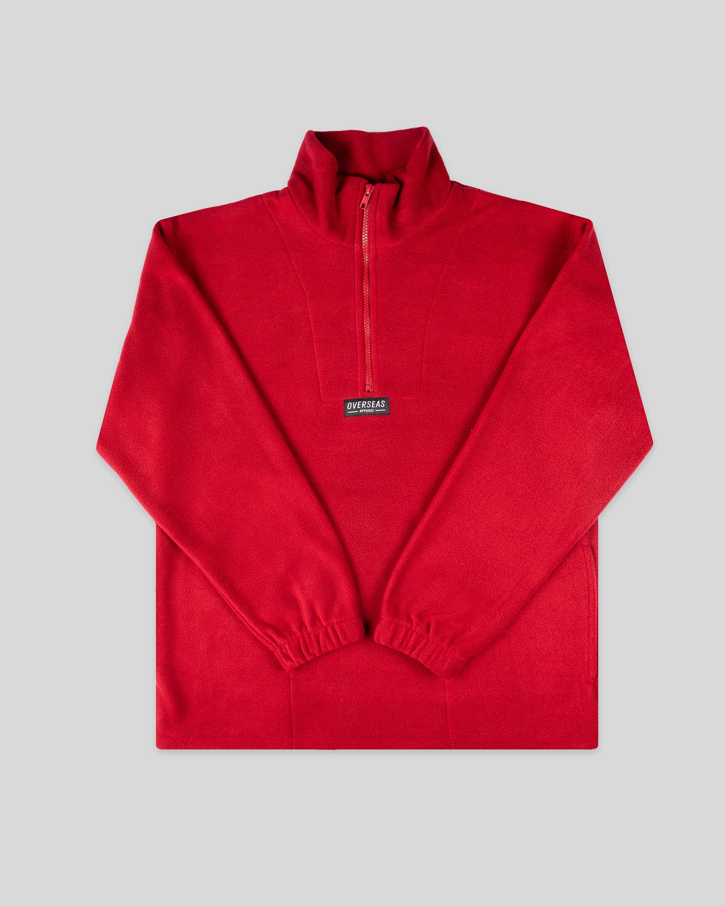 Red 1/4 Zip Voyage Fleece