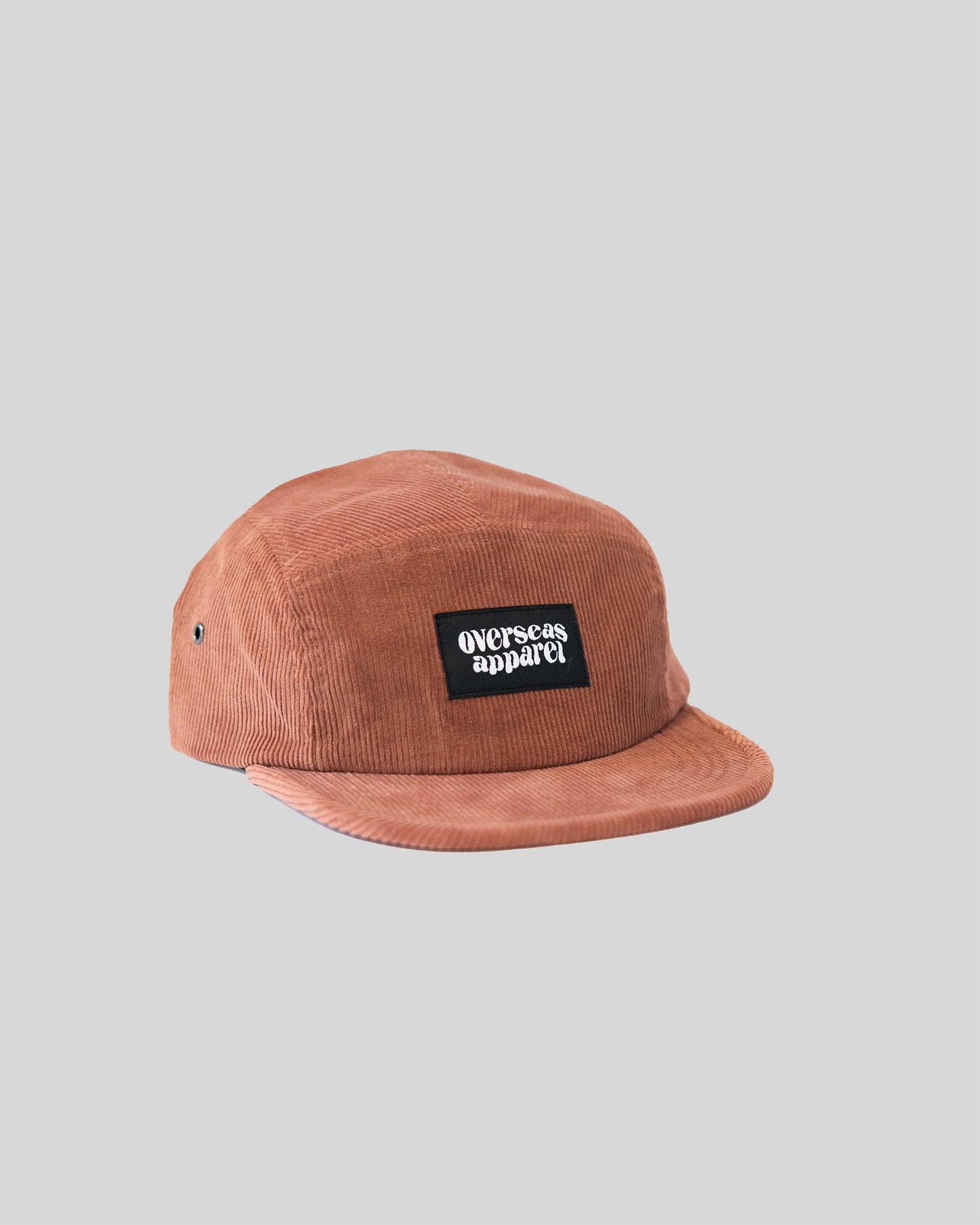 5 Panel Rust Cord Cap