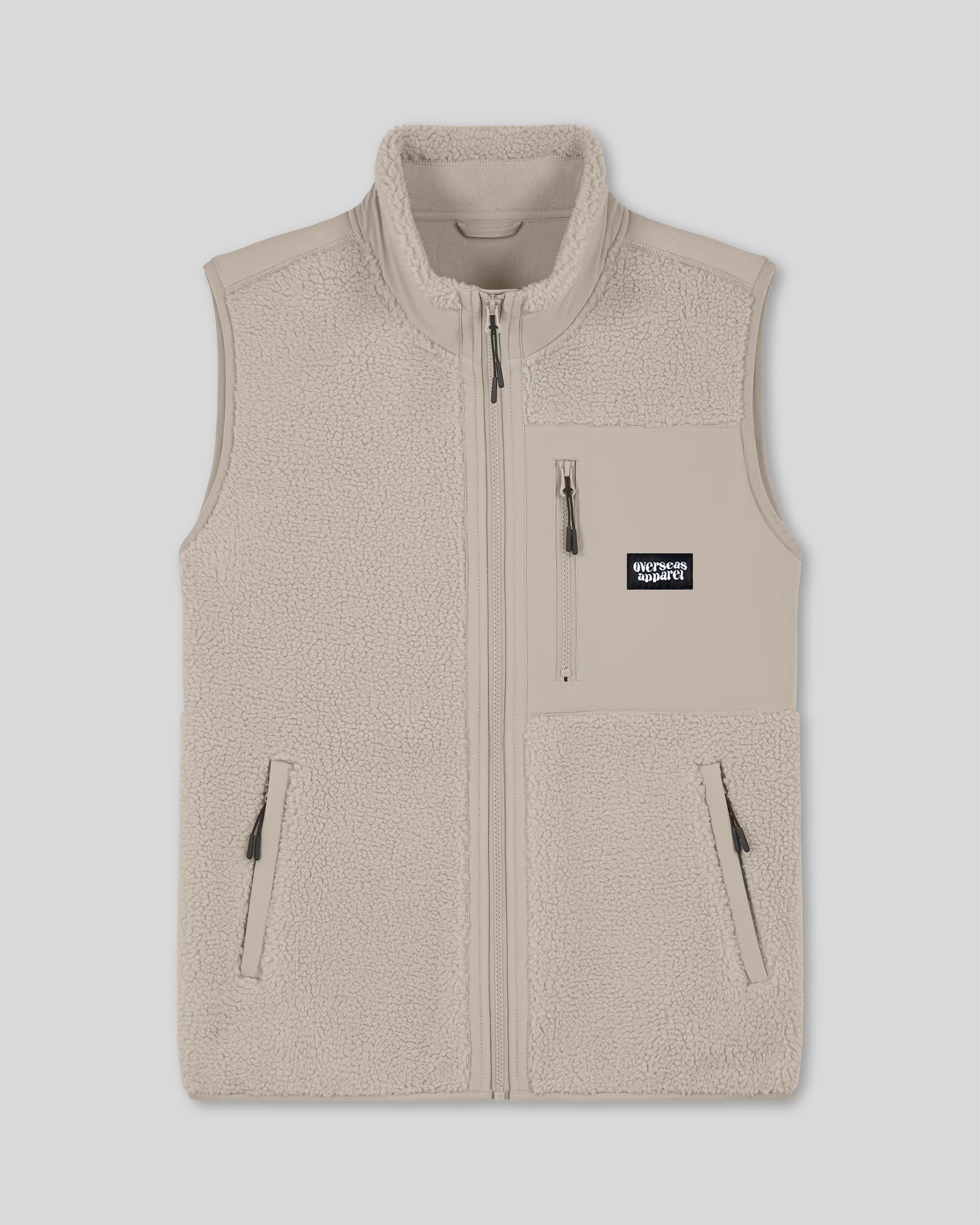 Winter Essentials Cream Sherpa Gillet