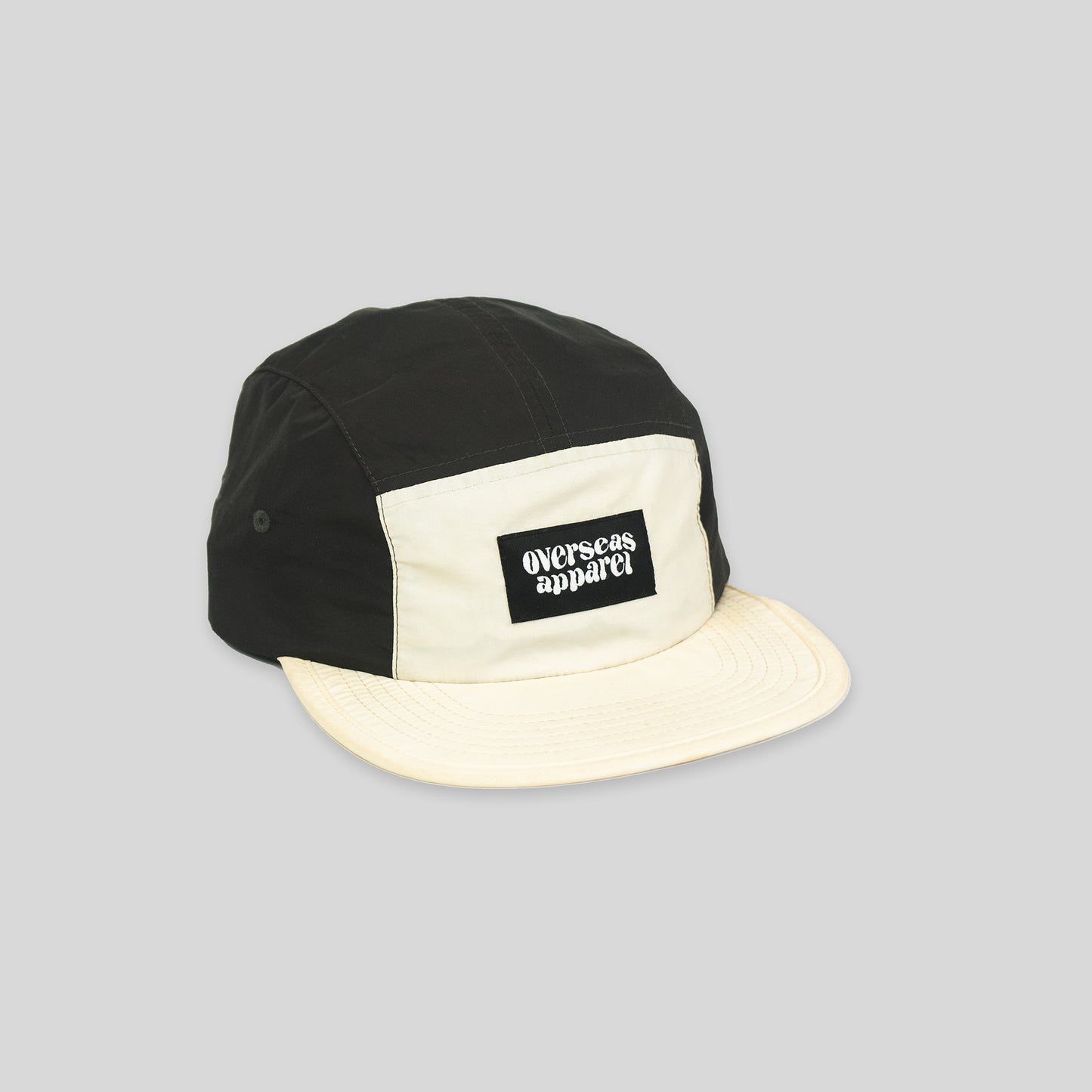 Black Summer Essentials 5 Panel Cap