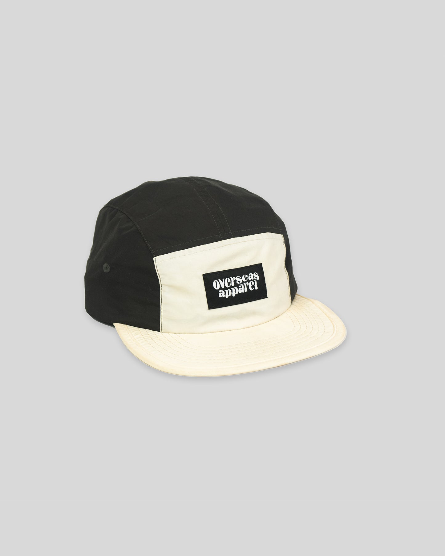 Black Summer Essentials 5 Panel Cap