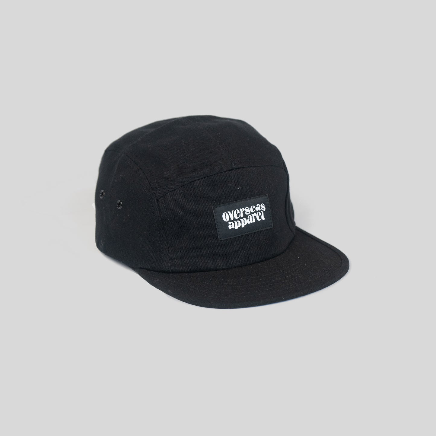 5 Panel adjustable cap - Black