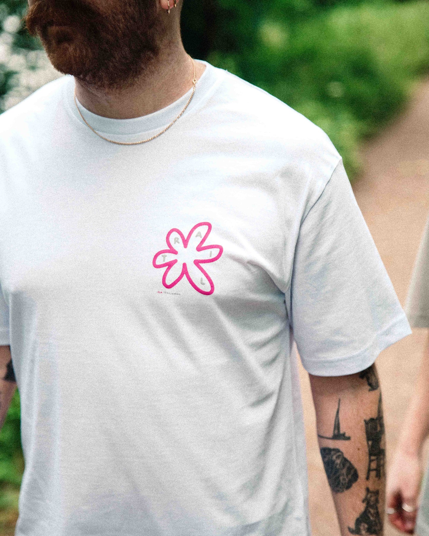 OSA Trail Works White T-shirt