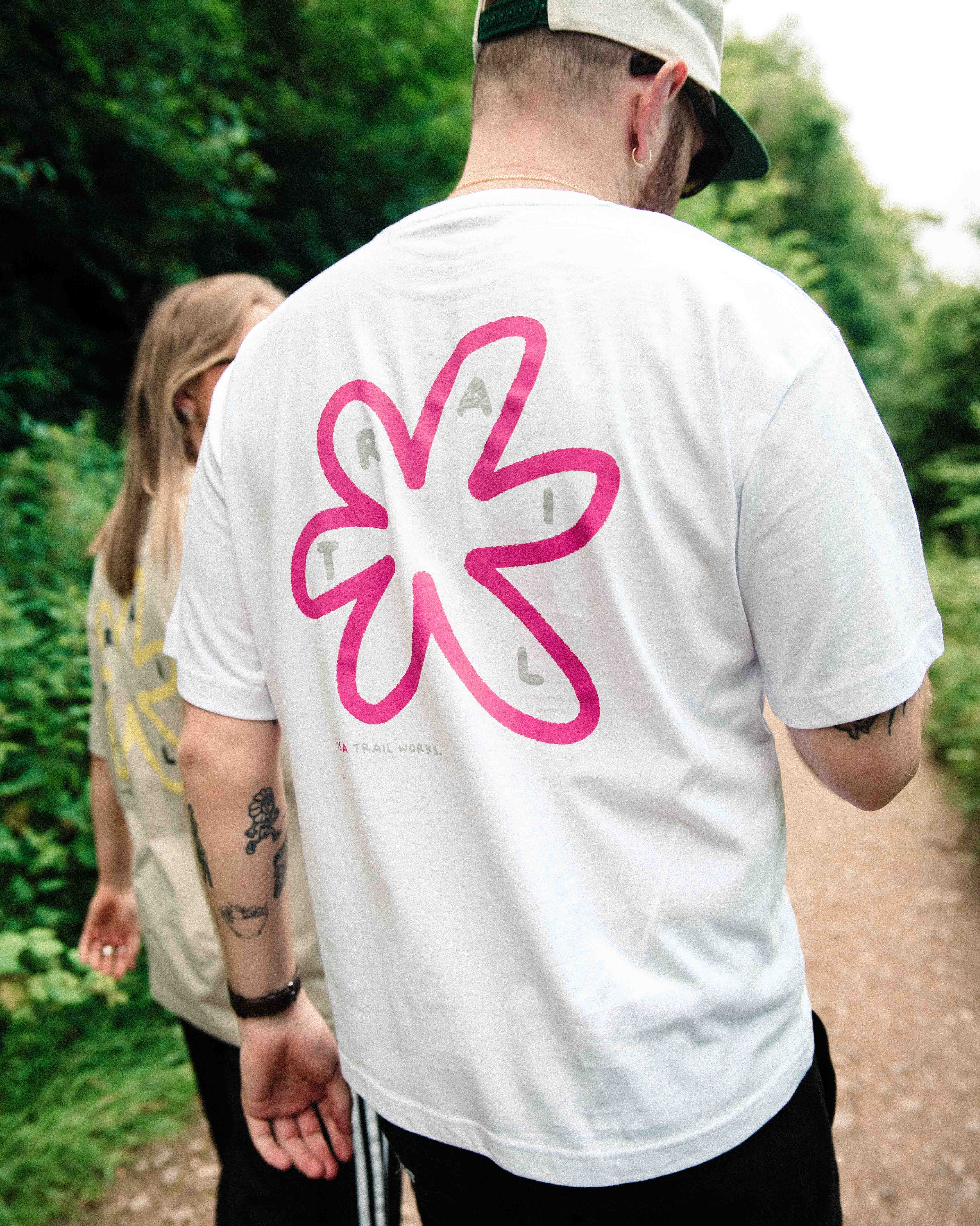 OSA Trail Works White T-shirt