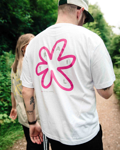 OSA Trail Works White T-shirt