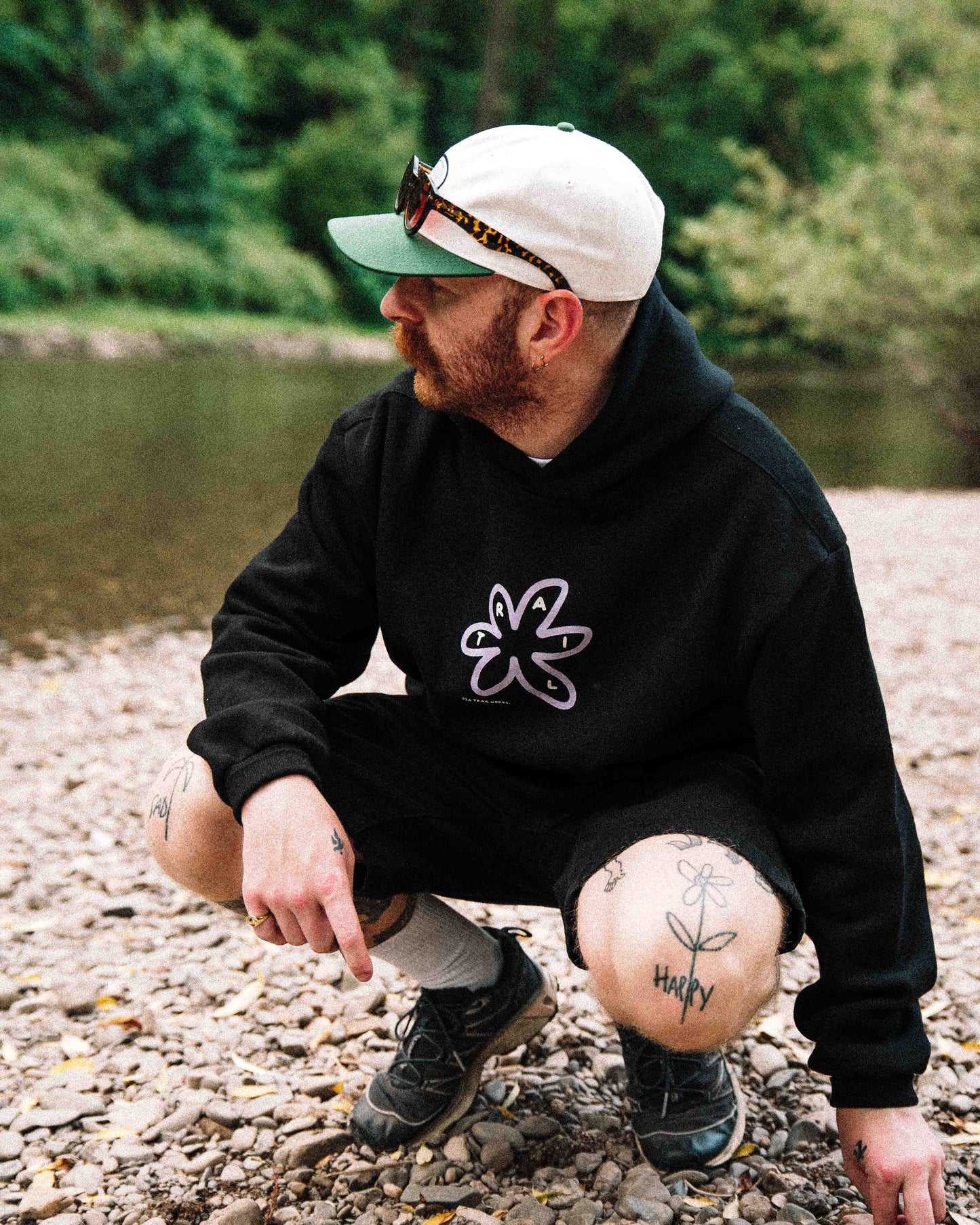 OSA Trail Works Black Hoodie