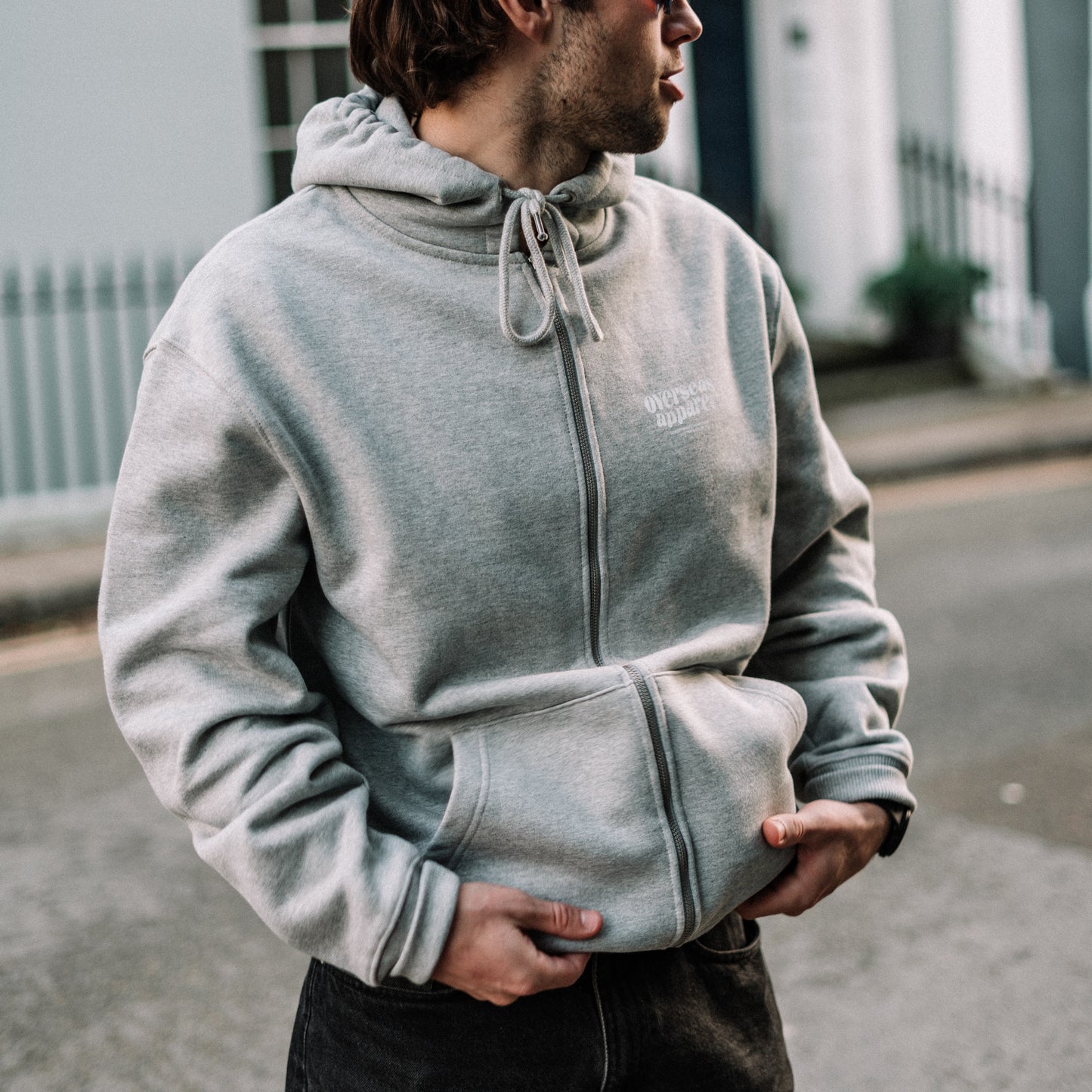 Winter Essentials Grey Heavy Zip Up