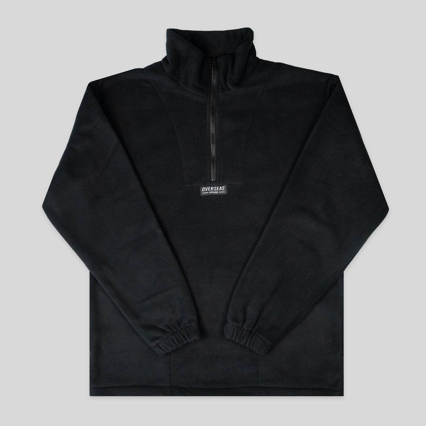 Black 1/4 Zip Voyage Fleece