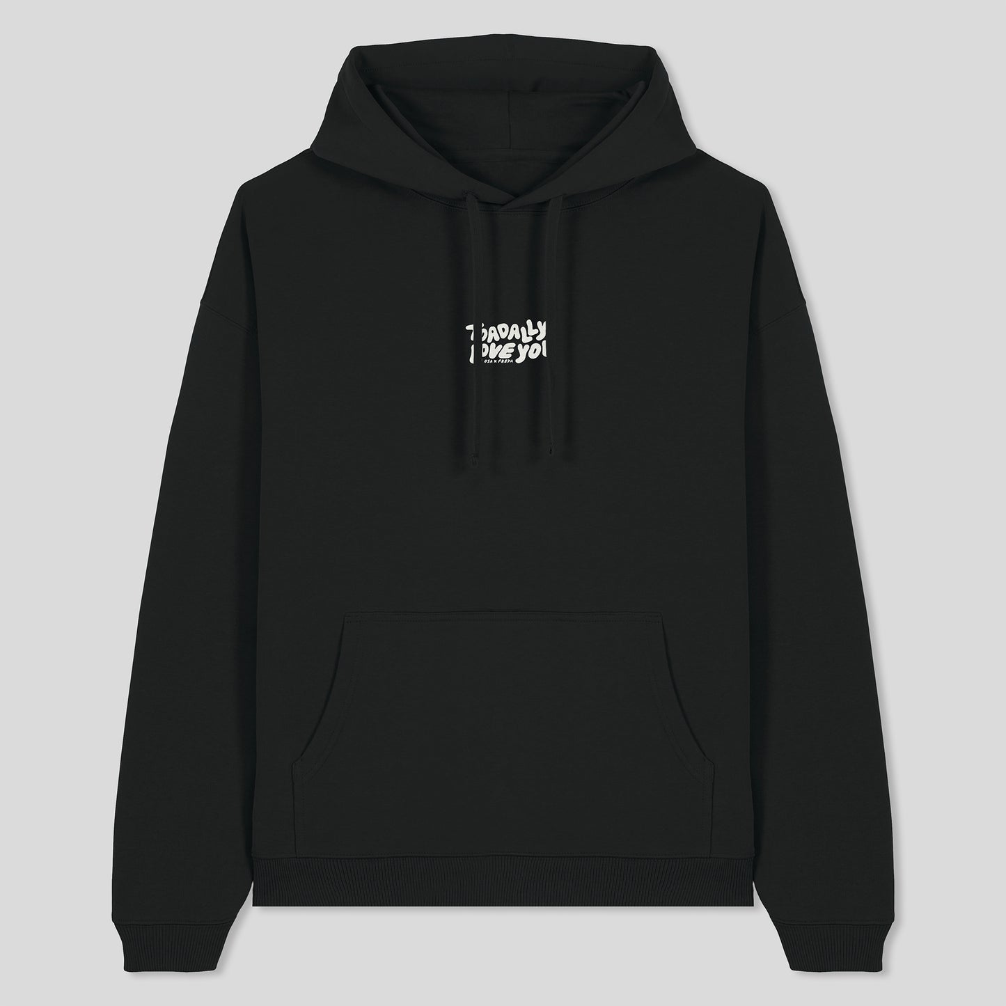 Toadally Love You Black Hoodie