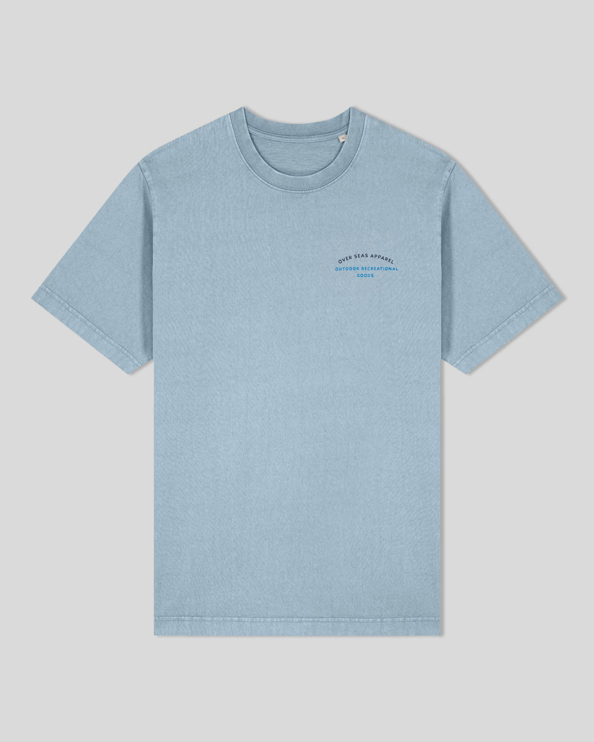 OSA Outdoor Recreational Goods Faded Blue T-shirt