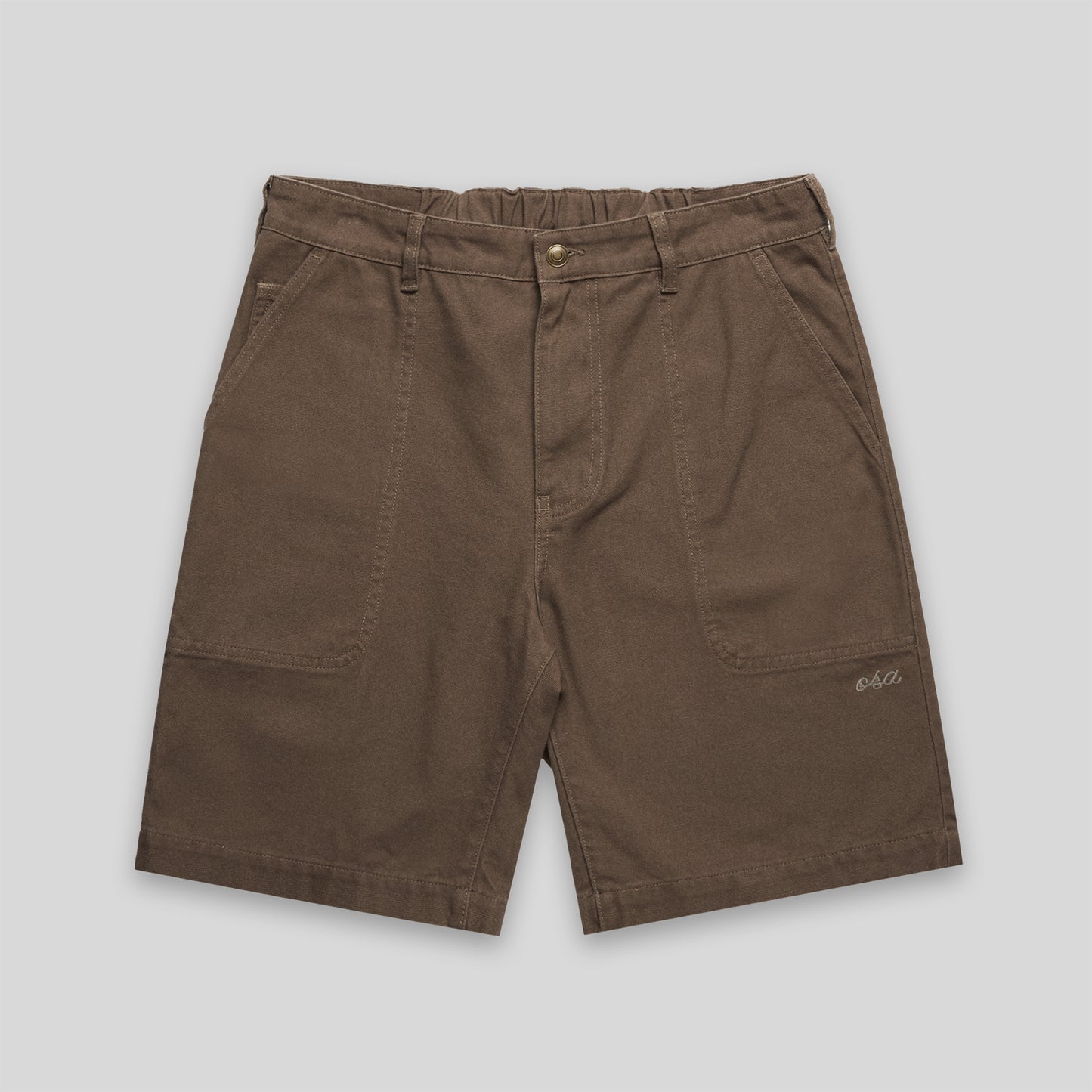 Brown Summer Essentials Carpenter Shorts