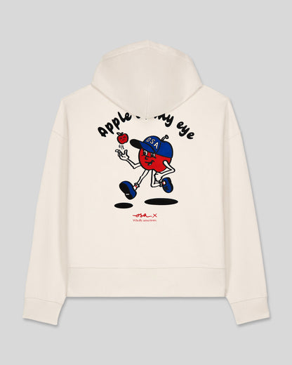 Apple Of My Eye Cream Hoodie