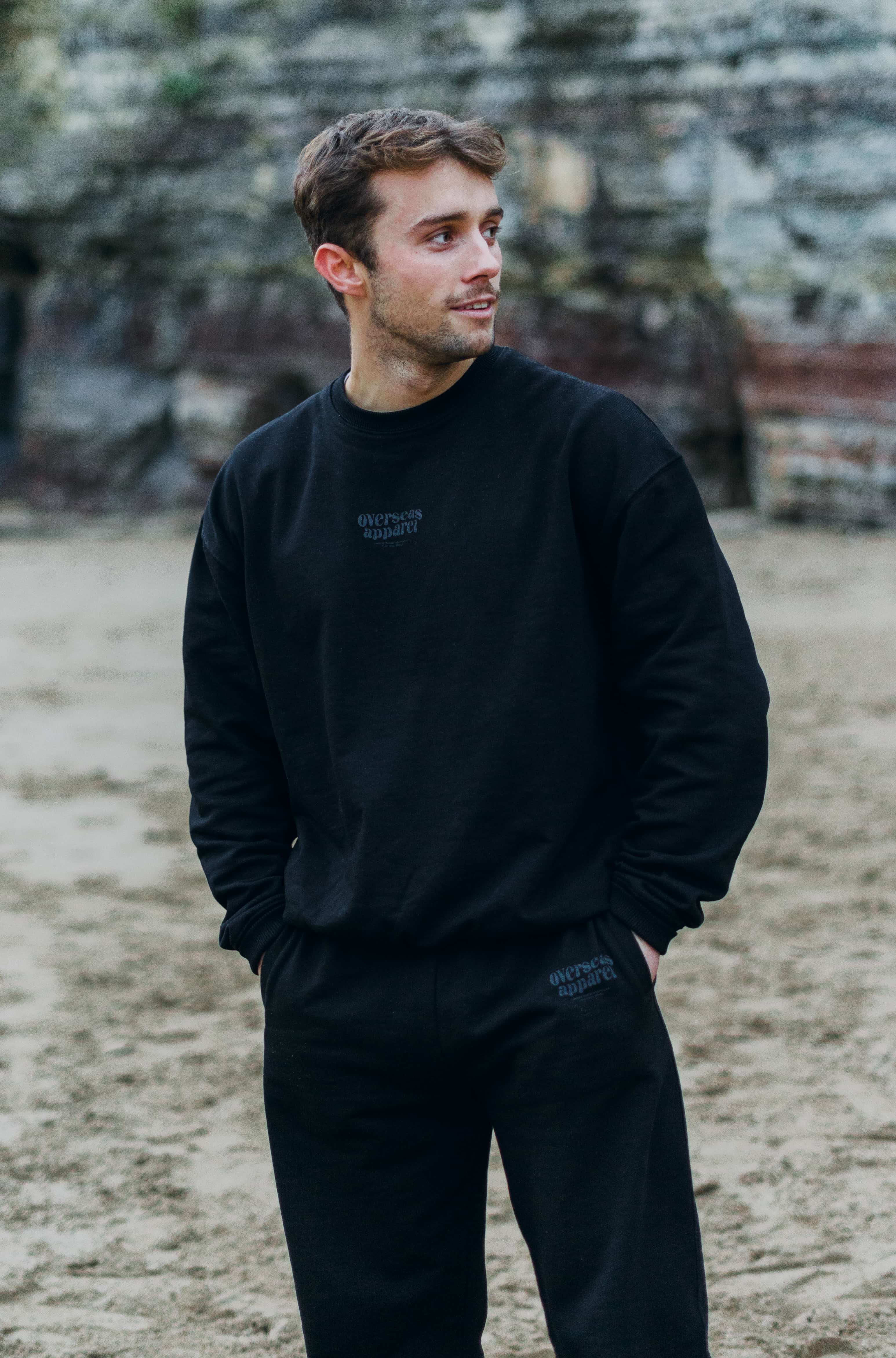 Heavy Essentials Black Sweater