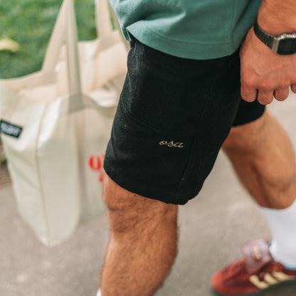 Black Summer Essentials Carpenter Shorts