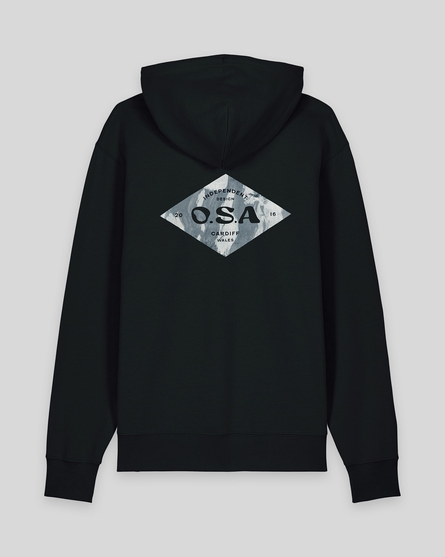 Black Eddy Marble Hoodie
