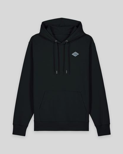Black Eddy Marble Hoodie