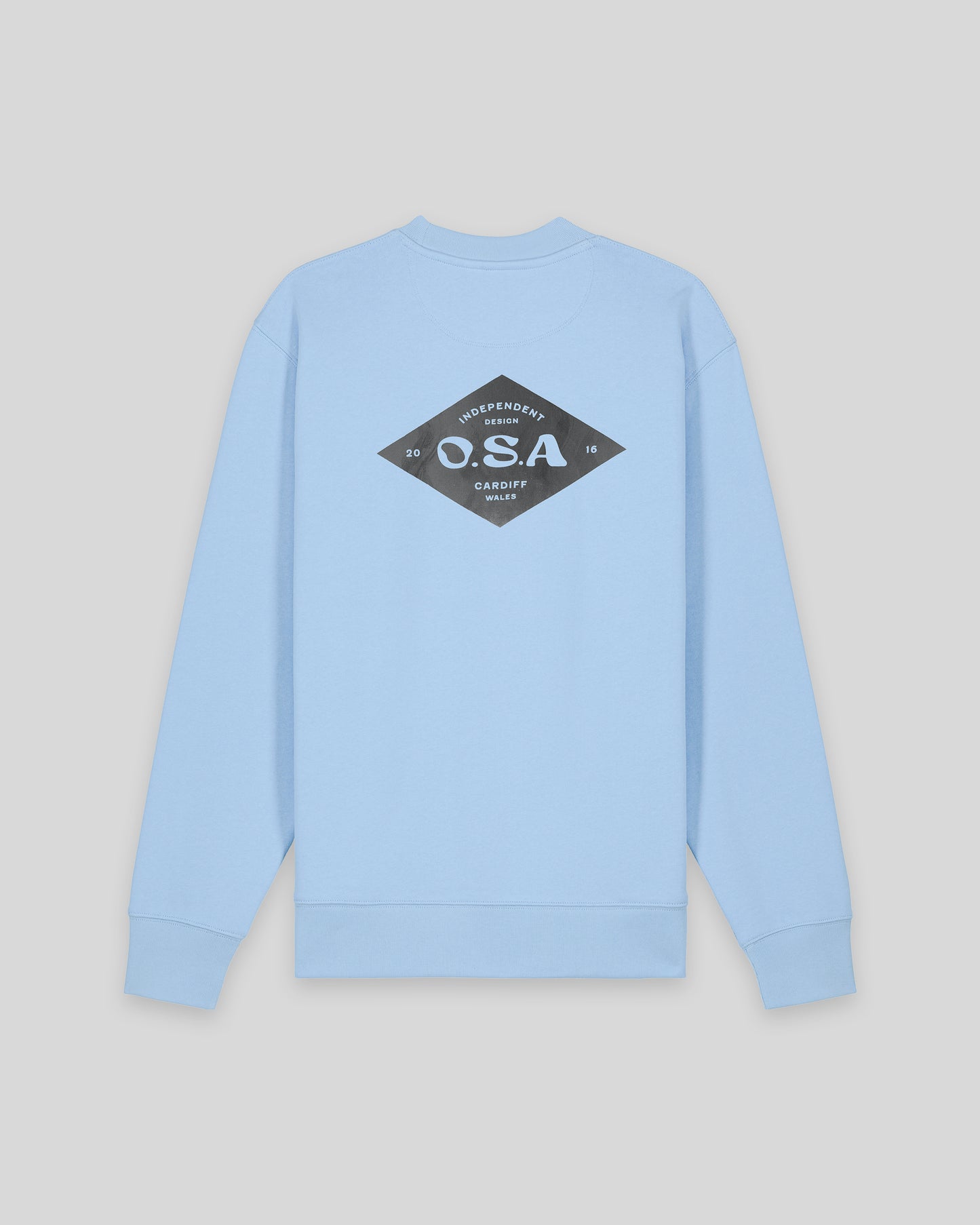 Pastel Blue Eddy Marble Sweater