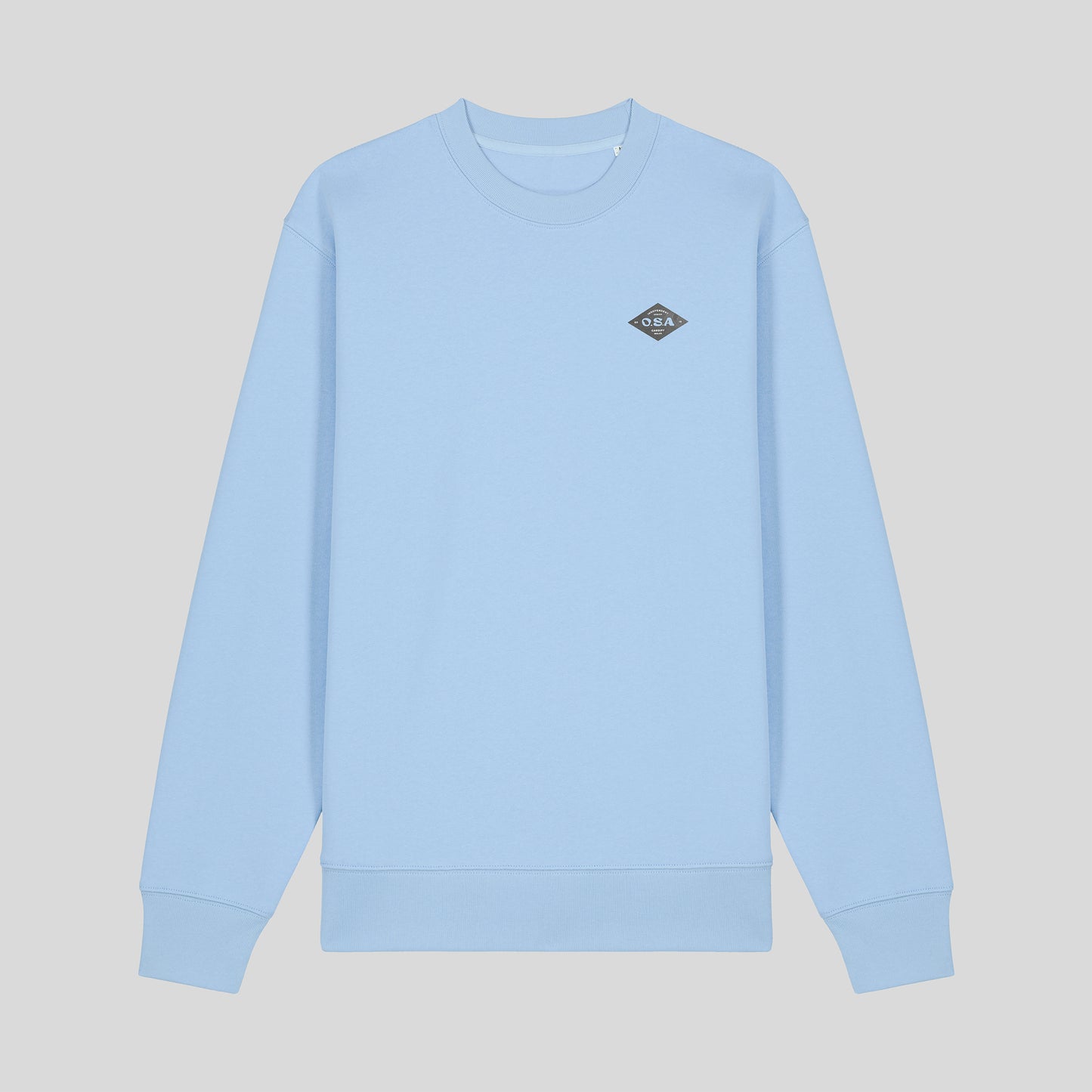 Pastel Blue Eddy Marble Sweater