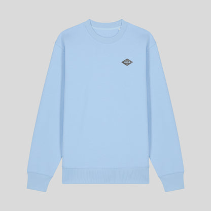 Pastel Blue Eddy Marble Sweater