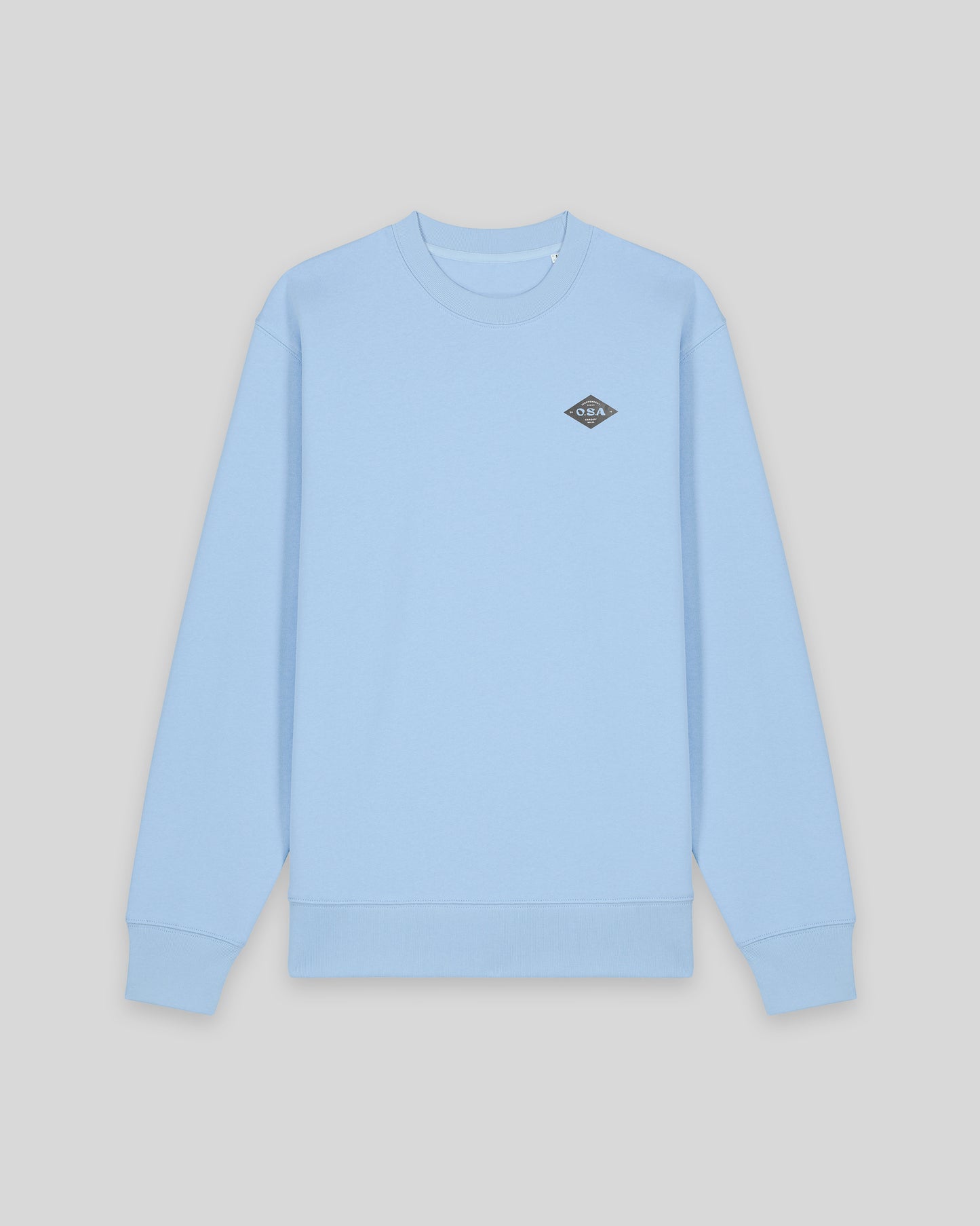 Pastel Blue Eddy Marble Sweater