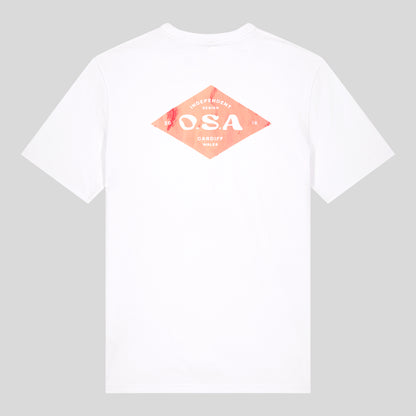 White Marbled Eddy T-Shirt