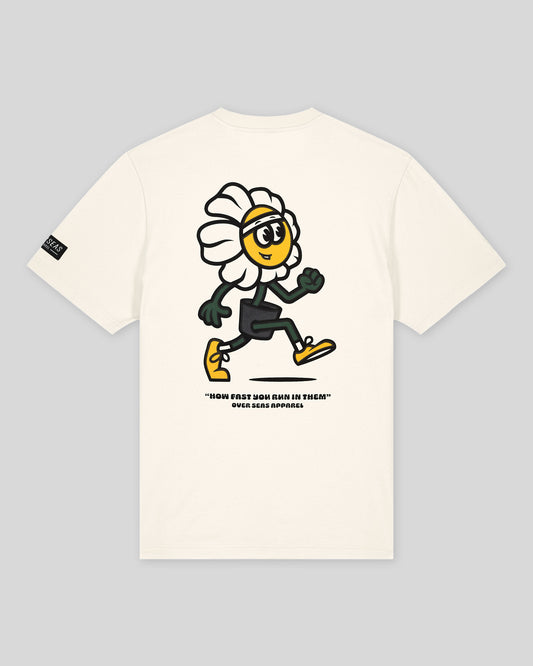Voyage Sport Flower T-Shirt - Cream