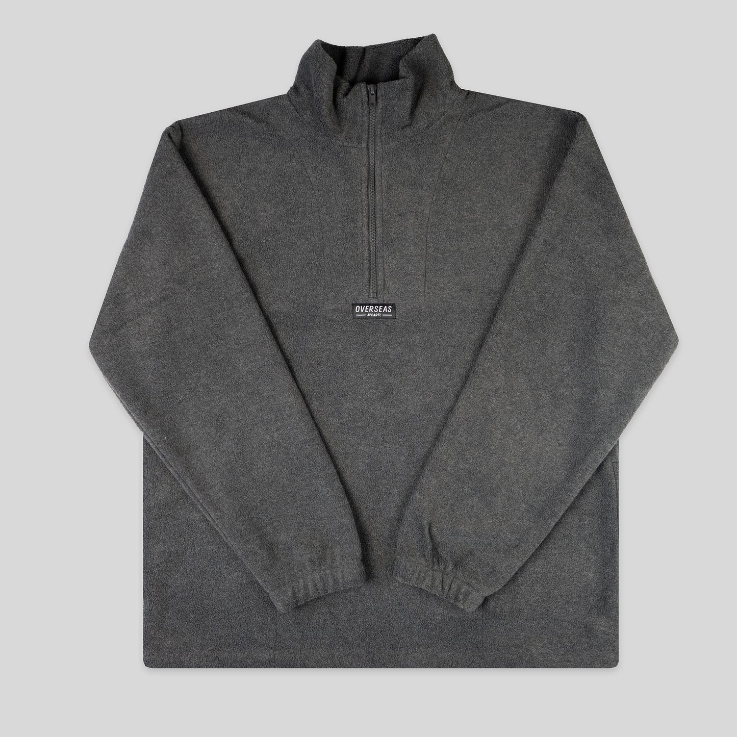 Grey 1/4 Zip Voyage Fleece