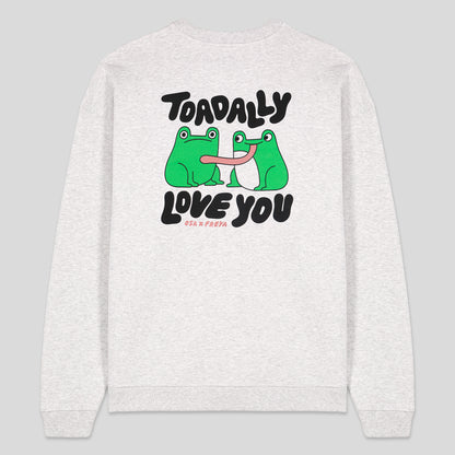 Toadally Love You Grey Sweater