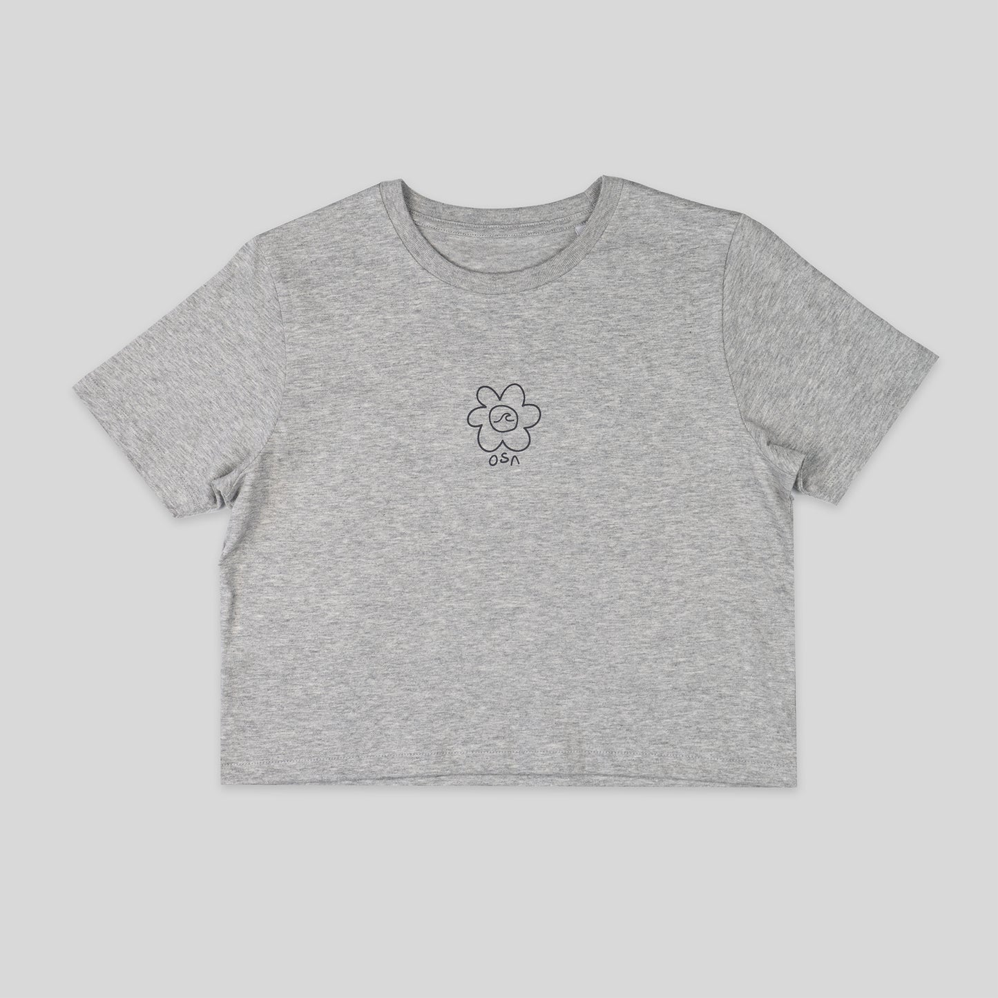 Womens Daisy Wave T-Shirt - grey