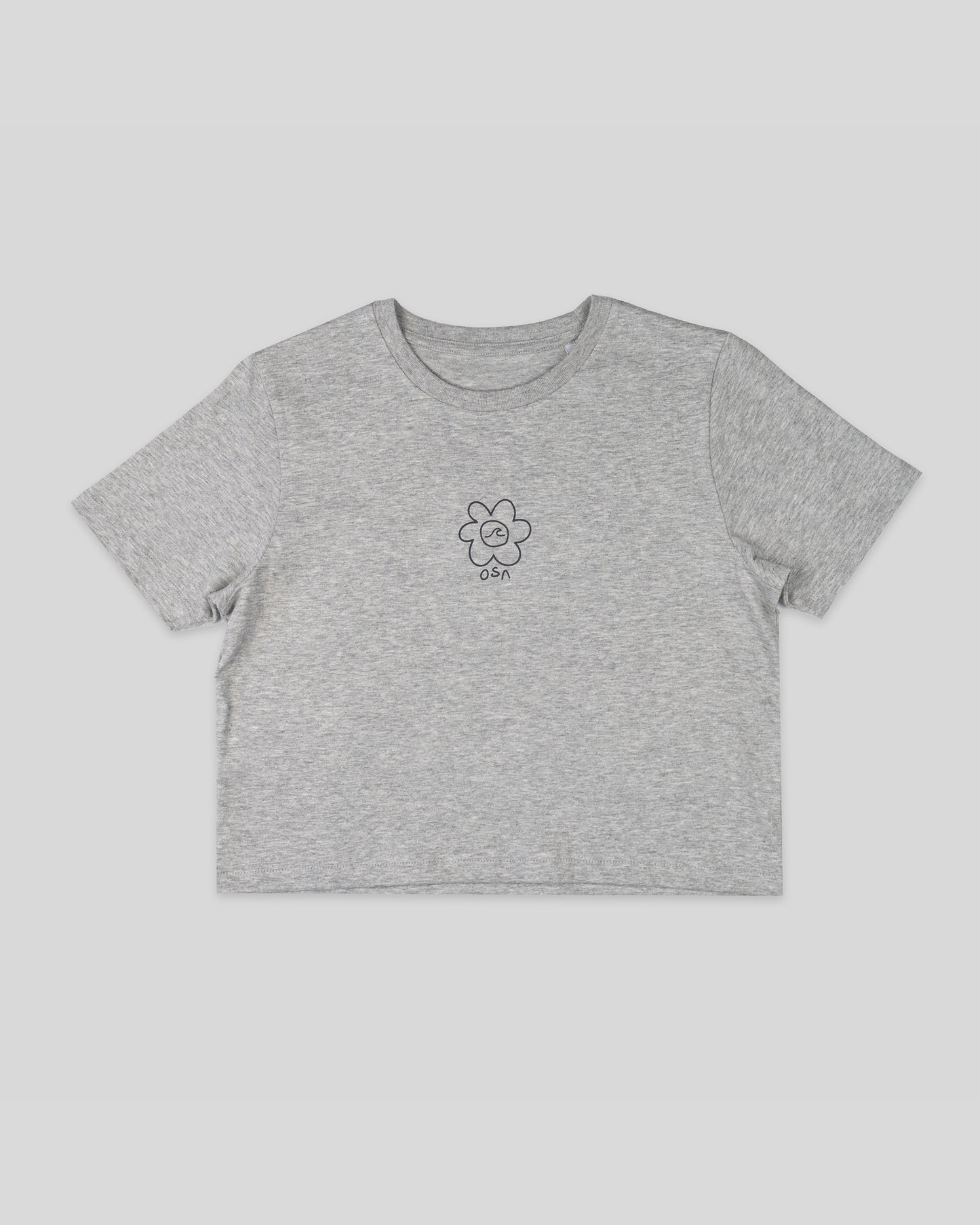 Womens Daisy Wave T-Shirt - grey