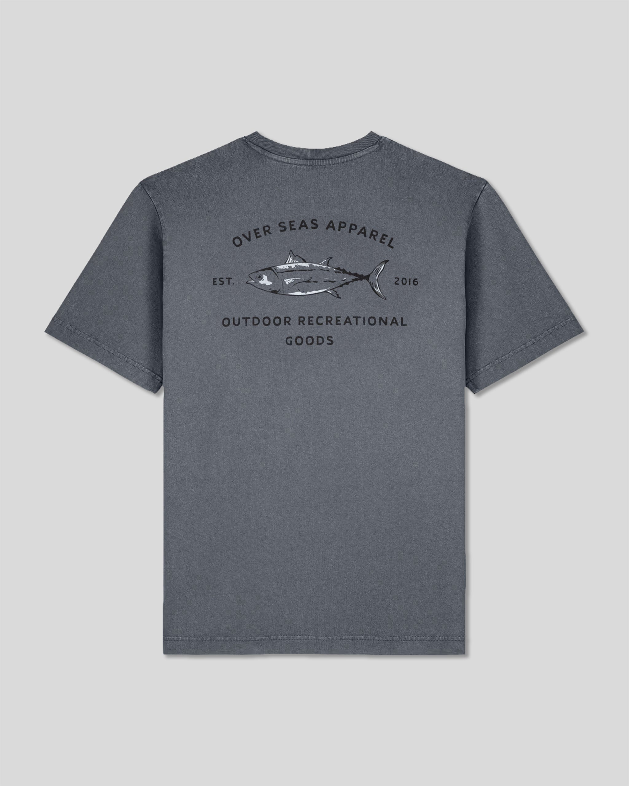 OSA Outdoor Recreational Goods Faded Grey T-shirt