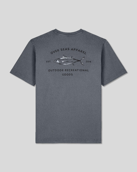 OSA Outdoor Recreational Goods Faded Grey T-shirt