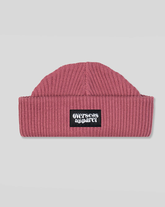 Heavy Essentials dark pink beanie