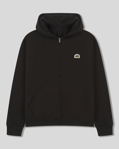 Locally Grown Black Zip Hoodie