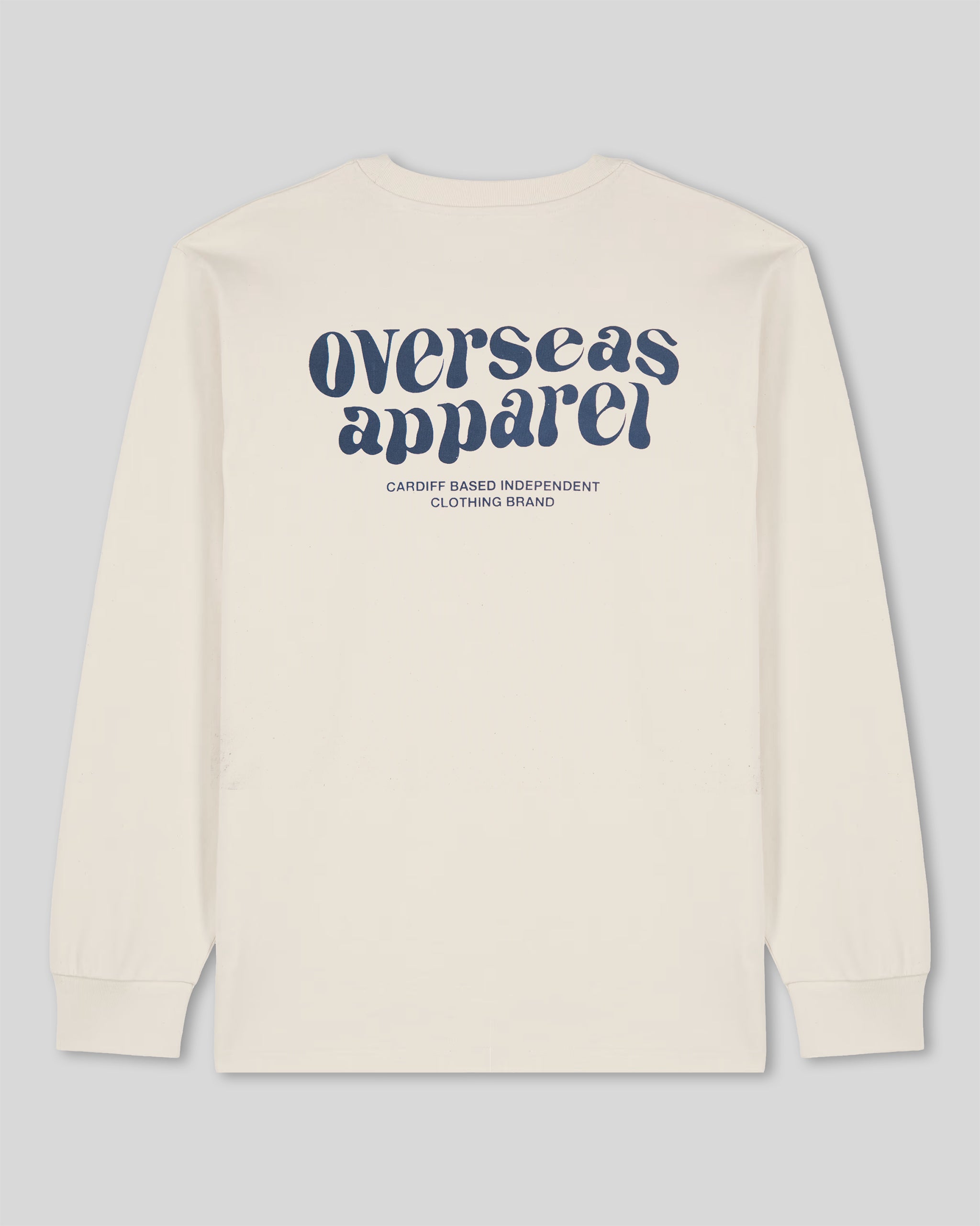 Winter Essentials Cream/Navy Long sleeve T-shirt