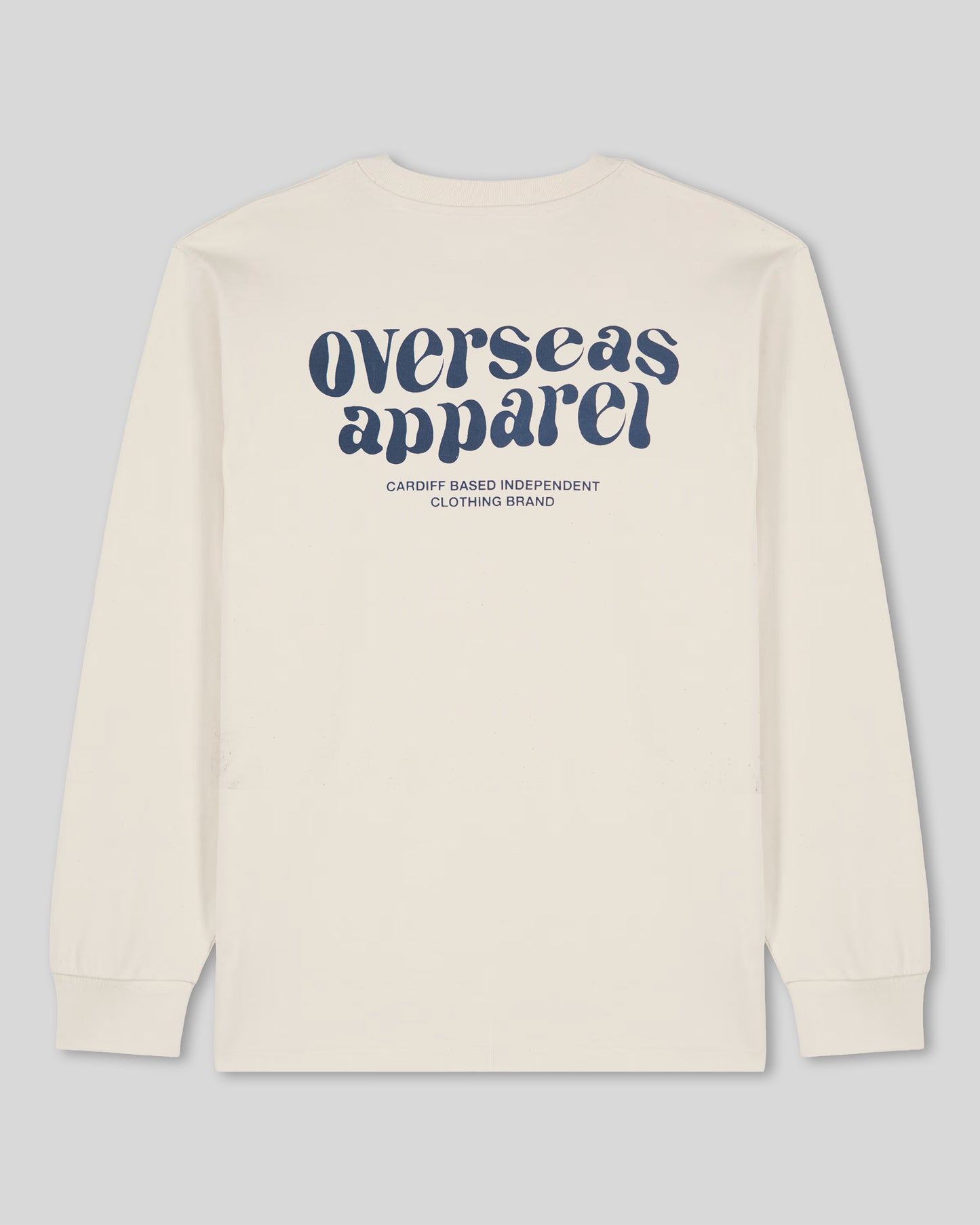 Winter Essentials Cream/Navy Long sleeve T-shirt
